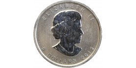 5 Dollars Maple Leaf - Canada Argent