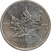 5 Dollars Maple Leaf - Canada Argent