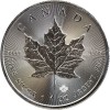 5 Dollars Maple Leaf - Canada Argent