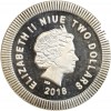 2 Dollars Chouette Athénienne - Iles Niue Argent