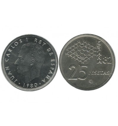 25 Pesetas Juan Carlos Espagne