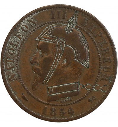 10 Centimes Satirique Napoléon III