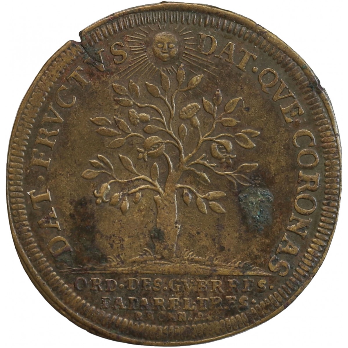 Jeton Historique Louis XIV - Ordinaire Des Guerres (réf. 71-173)