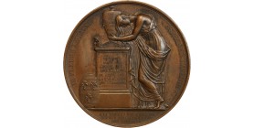 Médaille en Bronze Louis XVIII - Hommage aux Bourbons