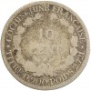 10 Cents - Cochinchine Argent