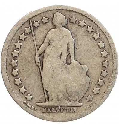 1/2 Franc Helvetia - Suisse Argent