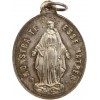 Médaille Religieuse en Laiton Argenté