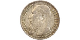 50 Centimes Leopold II Légende Française - Belgique Argent