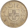 5 Francs Berger Suisse Argent - Confederation