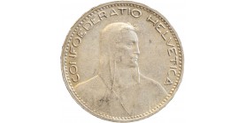 5 Francs Berger - Suisse Argent Confédération