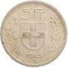 5 Francs Berger - Suisse Argent Confédération