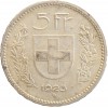 5 Francs Berger Suisse Argent - Confédération