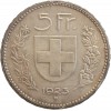 5 Francs Berger Suisse Argent - Confederation