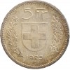 5 Francs Berger Suisse Argent - Confederation