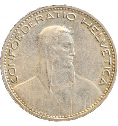 5 Francs Berger Suisse Argent - Confederation