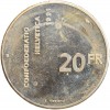 20 Francs 700ème anniversaire de la confédération helvétique - Suisse Argent - Confederation