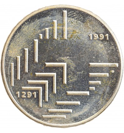 20 Francs 700ème anniversaire de la confédération helvétique - Suisse Argent