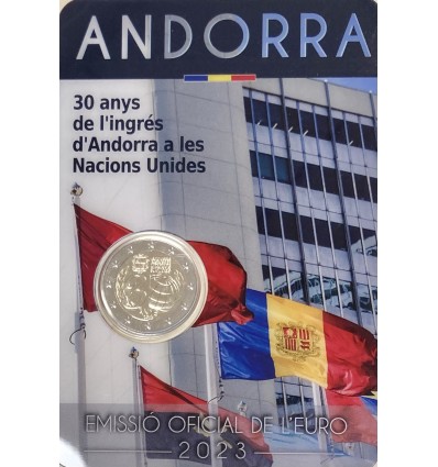 2 Euros Andorre 2023 - Nations Unies