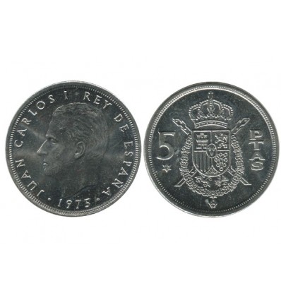 5 Pesetas Juan Carlos Espagne