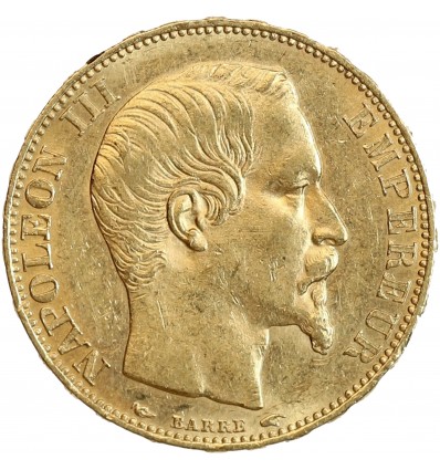 20 Francs Napoléon III Tête Nue