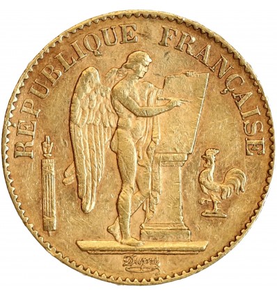 20 Francs Génie Troisième République