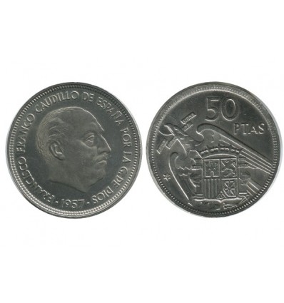 50 Pesetas Franco Espagne