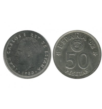 50 Pesetas Juan Carlos Espagne