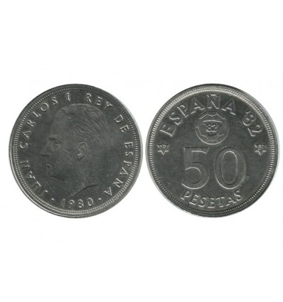 50 Pesetas Juan Carlos Espagne