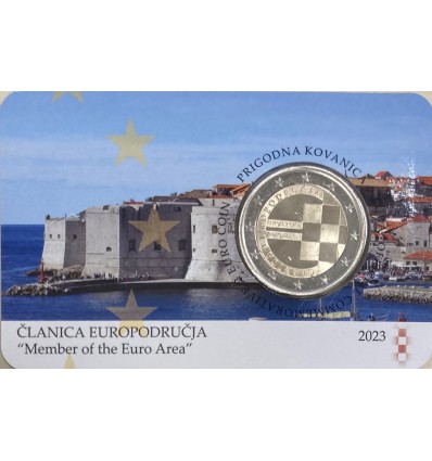 2 Euros Croatie 2023 BU - Adhésion à l'UE