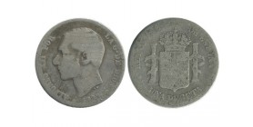 1 Peseta Alphonse XII Espagne Argent