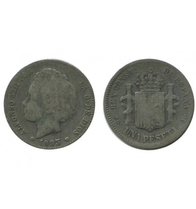 1 Peseta Alphonse XIII Espagne Argent