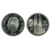 10 Euros Juan Carlos Espagne Argent