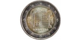 2 Euros  Andorre 2017 - Armoiries
