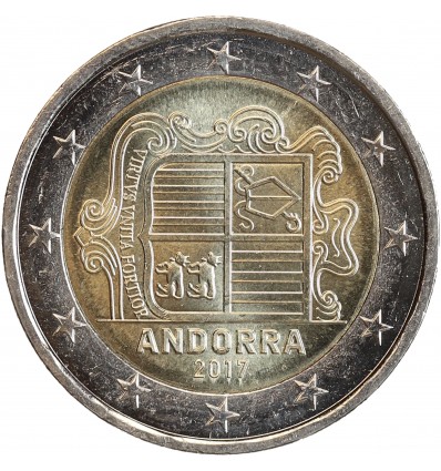 2 Euros  Andorre 2017 - Armoiries