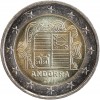 2 Euros  Andorre 2017 - Armoiries