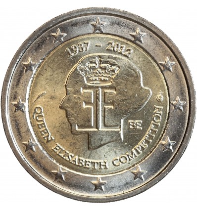 2 Euros Belgique 2012 - Concours Reine Elisabeth