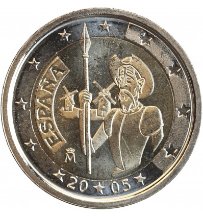 2 Euros Espagne 2005 - Don Quichotte