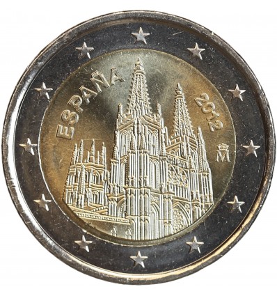 2 Euros Espagne 2012 - Cathédrale Ste Marie de Burgos