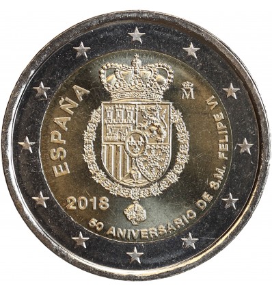 2 Euros Espagne 2018 - Felipe VI