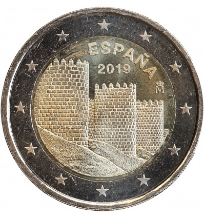 2 Euros Espagne 2019 - Les Remparts d'Avila