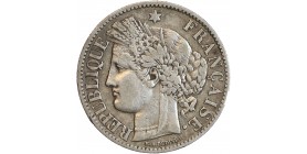 2 Francs Cérès Avec Légende Troisième République