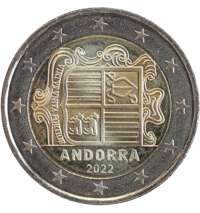 2 Euros Andorre 2022 - Armoiries