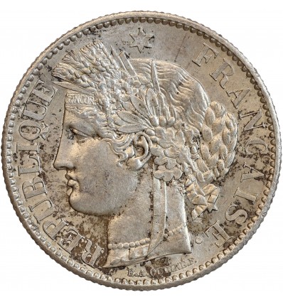 2 Francs Cérès Avec Légende Troisième République