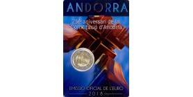2 Euros Commemoratives Andorre 2018 - Constitution