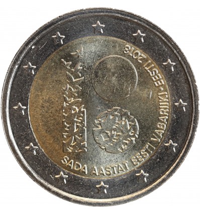 2 Euros Estonie 2018 - 100 ans de la République