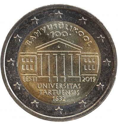 2 Euros Estonie 2019 - Université de Tartu