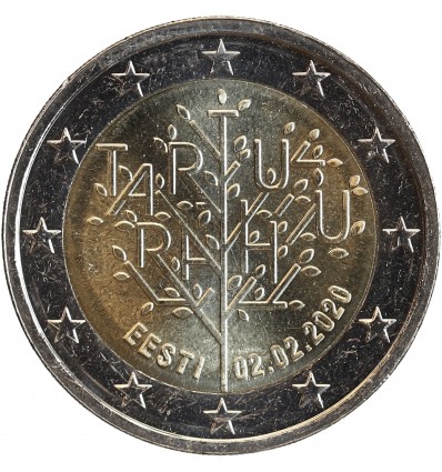 2 Euros Estonie 2020 - Traité de Paix de Tartu