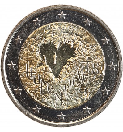 2 Euros Finlande 2008 - Déclaration Universelle des Droits de l'Homme