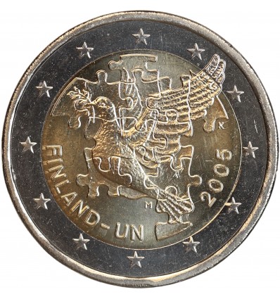 2 Euros Finlande 2005 - Adhésion à l'ONU