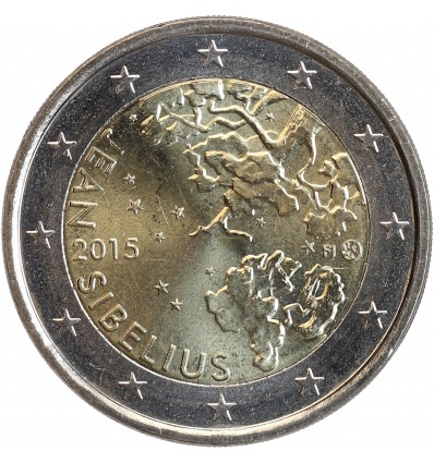 2 Euros Finlande 2015 - Jean Sibelius
